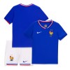 Conjunto (Camiseta+Pantalón Corto) Francia Primera Equipación Euro 2024 - Niño